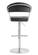 Cosmo Gray Stainless Steel Barstool by TOV Furniture