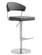 Cosmo Gray Stainless Steel Barstool by TOV Furniture
