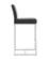 Denmark Black Stainless Steel Counter Stool - Set of 2 by TOV Furniture