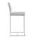 Denmark White Stainless Steel Counter Stool - Set of 2 by TOV Furniture