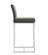 Denmark Gray Stainless Steel Counter Stool - Set of 2 by TOV Furniture