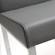 Denmark Gray Stainless Steel Counter Stool - Set of 2 by TOV Furniture