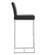 Denmark Black Stainless Steel Barstool - Set of 2 by TOV Furniture
