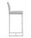 Denmark White Stainless Steel Barstool - Set of 2 by TOV Furniture