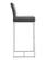 Denmark Gray Stainless Steel Barstool - Set of 2 by TOV Furniture