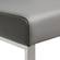 Denmark Gray Stainless Steel Barstool - Set of 2 by TOV Furniture