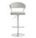 Cosmo Light Gray Stainless Steel Barstool by TOV Furniture
