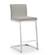 Parma Light Gray Stainless Steel Counter Stool - Set of 2 by TOV Furniture
