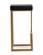 Ferra Black & Gold Steel Barstool - Set of 2 by TOV Furniture