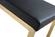 Parma Black & Gold Steel Counter Stool - Set of 2 by TOV Furniture