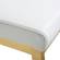 Parma White & Gold Steel Counter Stool - Set of 2 by TOV Furniture