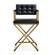 Director Black & Gold Steel Counter Stool by TOV Furniture