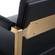 Director Black & Gold Steel Counter Stool by TOV Furniture