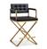 Director Black & Gold Steel Counter Stool by TOV Furniture