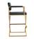 Director Black & Gold Stainless Steel Barstool by TOV Furniture