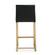 Denmark Black & Gold Steel Counter Stool - Set of 2 by TOV Furniture