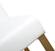 Denmark White & Gold Steel Counter Stool - Set of 2 by TOV Furniture
