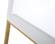 Denmark White & Gold Steel Barstool - Set of 2 by TOV Furniture