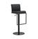Amalfi Black on Black Steel Barstool by TOV Furniture