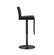 Amalfi Black on Black Steel Barstool by TOV Furniture