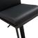 Amalfi Black on Black Steel Barstool by TOV Furniture