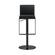 Amalfi Black on Black Steel Barstool by TOV Furniture