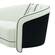 Carla Cream & Black Velvet Sofa by TOV Furniture