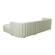 Callie RAF Chaise Cream Velvet Sectional by TOV Furniture