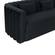 Callie RAF Chaise Black Velvet Sectional by TOV Furniture