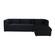 Callie RAF Chaise Black Velvet Sectional by TOV Furniture