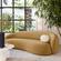 Kendall Cognac Velvet Sofa by TOV Furniture