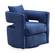 Kennedy Navy Blue Swivel Chair by TOV Furniture