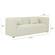 Callie Cream Velvet Sofa by TOV Furniture