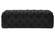 Kaylee Black Velvet Ottoman by TOV Furniture
