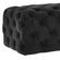 Kaylee Black Velvet Ottoman by TOV Furniture