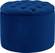 Queen Navy Blue Velvet Storage Ottoman by TOV Furniture