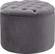 Queen Gray Velvet Storage Ottoman by TOV Furniture