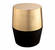 Jadran Black & Gold Stool by TOV Furniture