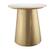 Bleeker Gold & White Marble Side Table by TOV Furniture