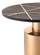 Terzo Black Marble Side Table by TOV Furniture