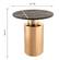 Terzo Black Marble Side Table by TOV Furniture
