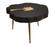 Timber Black & Brass Coffee Table by TOV Furniture