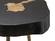 Timber Black & Brass Side Table by TOV Furniture