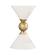 Balhi White Side Table by TOV Furniture