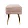 Ziva Blush Velvet Storage Bench by TOV Furniture