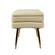 Ziva Cream Velvet Storage Bench by TOV Furniture