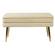 Ziva Cream Velvet Storage Bench by TOV Furniture