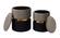 Gigi Grey Velvet Storage Ottomans (Set of 2) by TOV Furniture