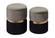 Gigi Grey Velvet Storage Ottomans (Set of 2) by TOV Furniture