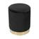 Zoe Black Velvet Storage Ottoman by TOV Furniture